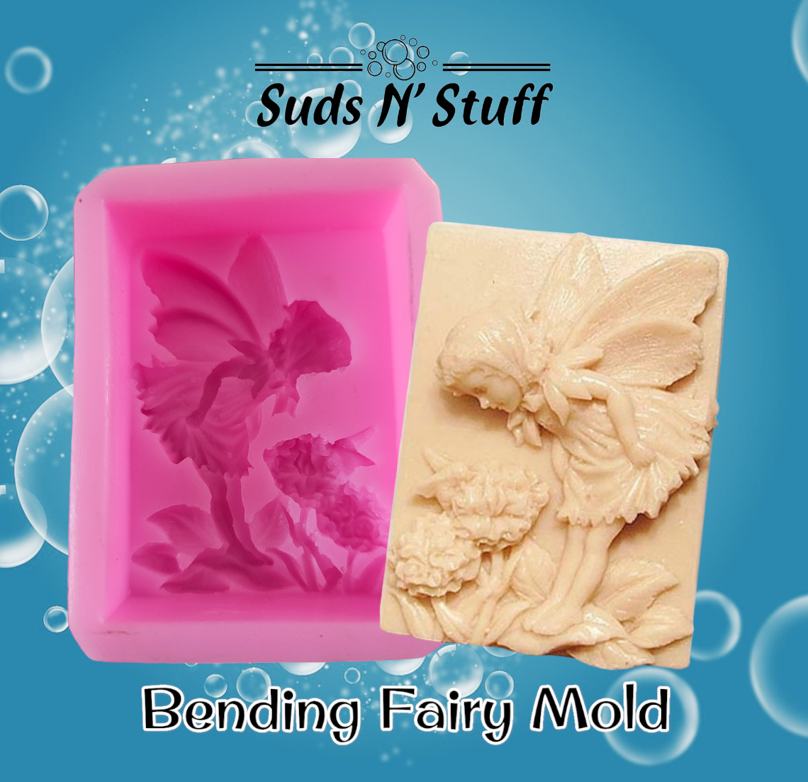 Silcone fairy soap mold