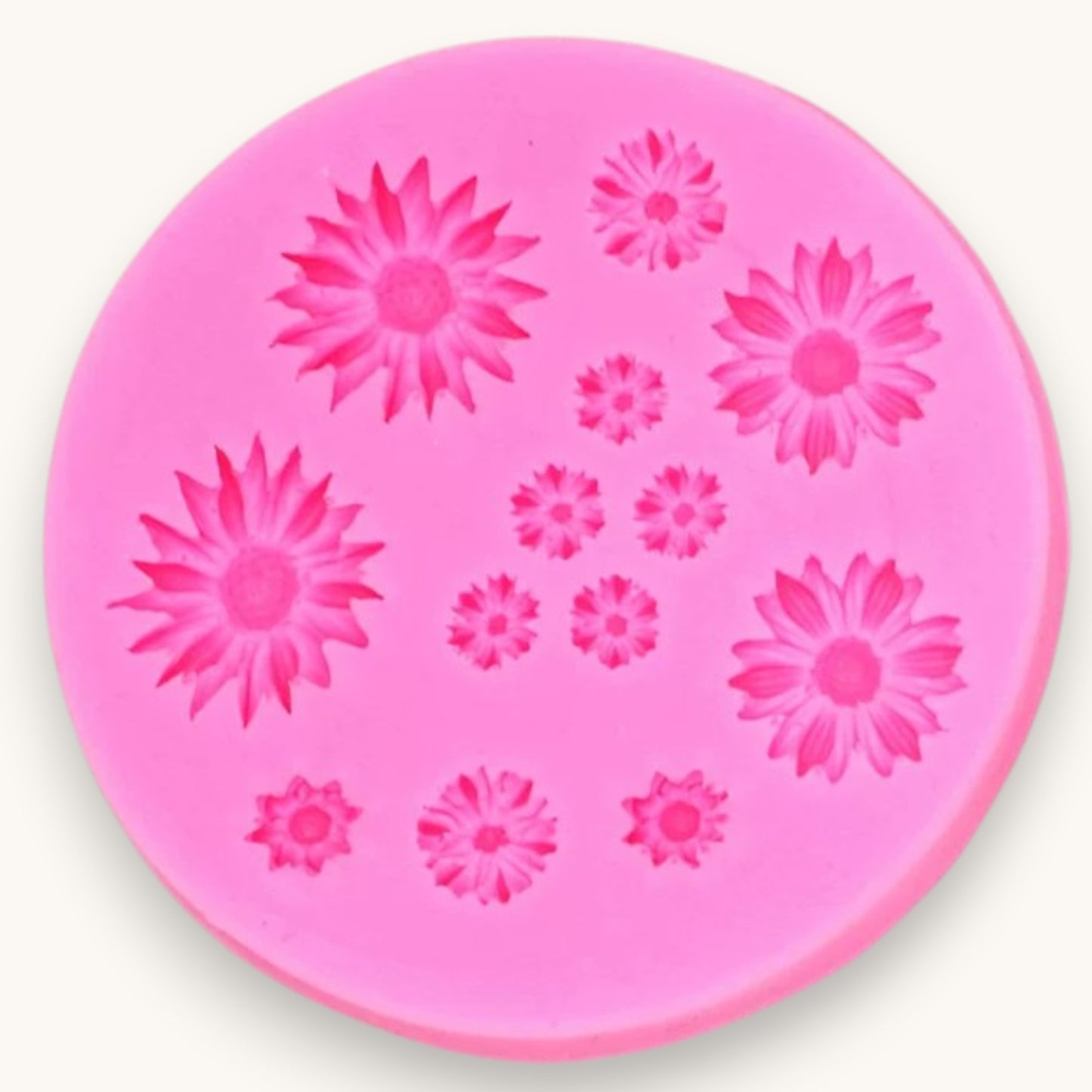 Daisy Soap Embed & Topper Silicone Mould