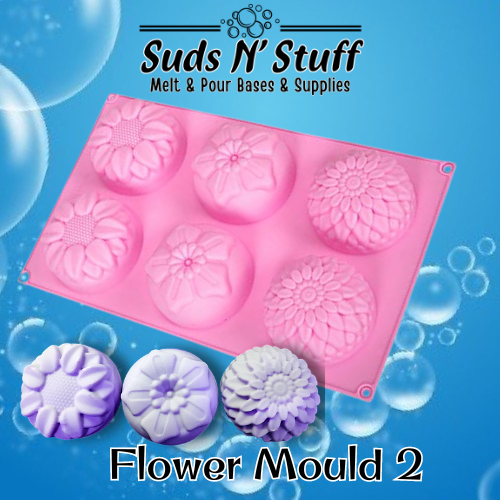 Flower Silicone Mould 2 Suds N' Stuff