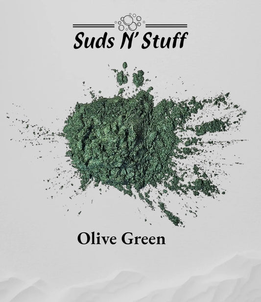 Olive Green Mica Powder