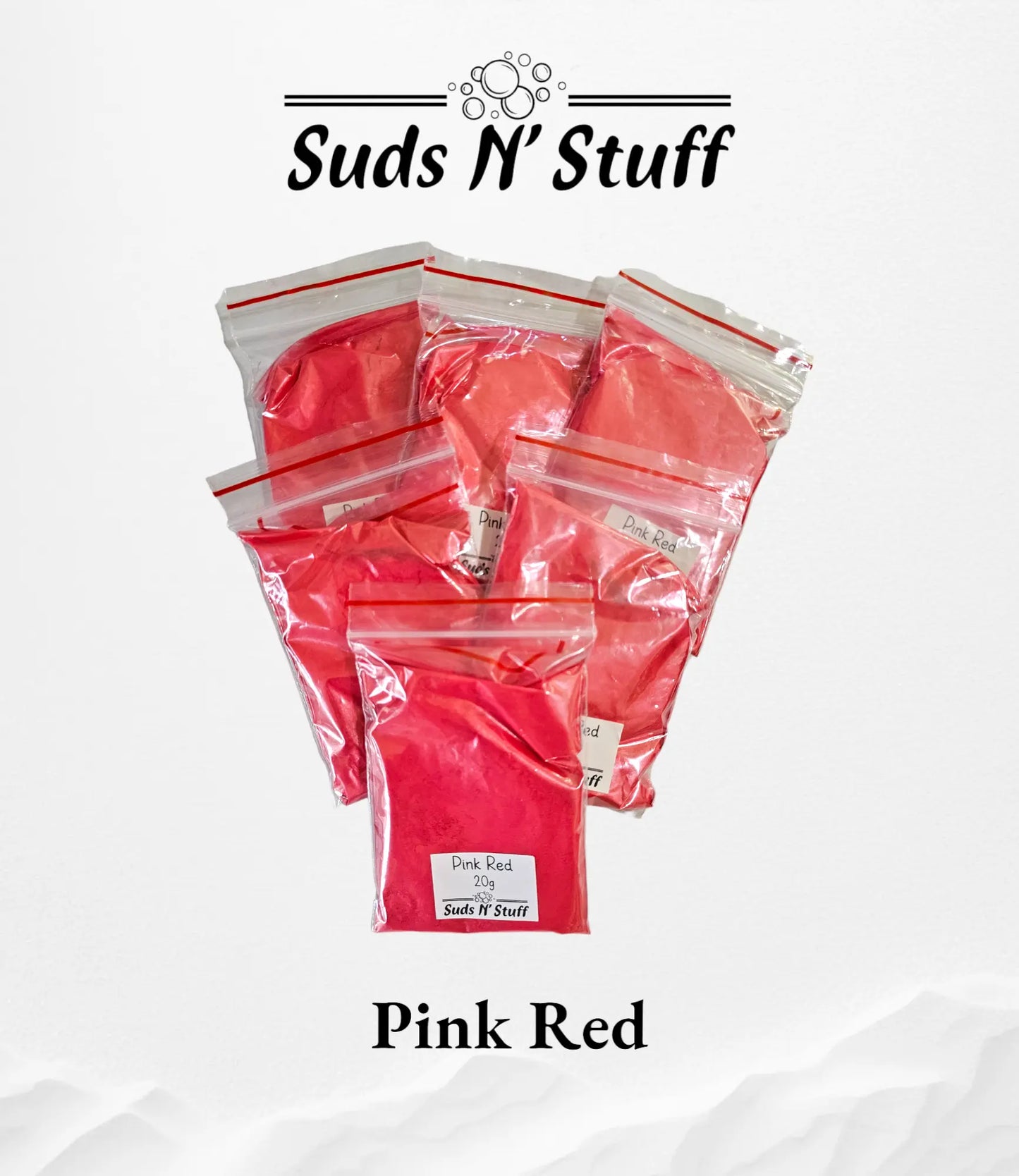 Pink Red Mica Powder