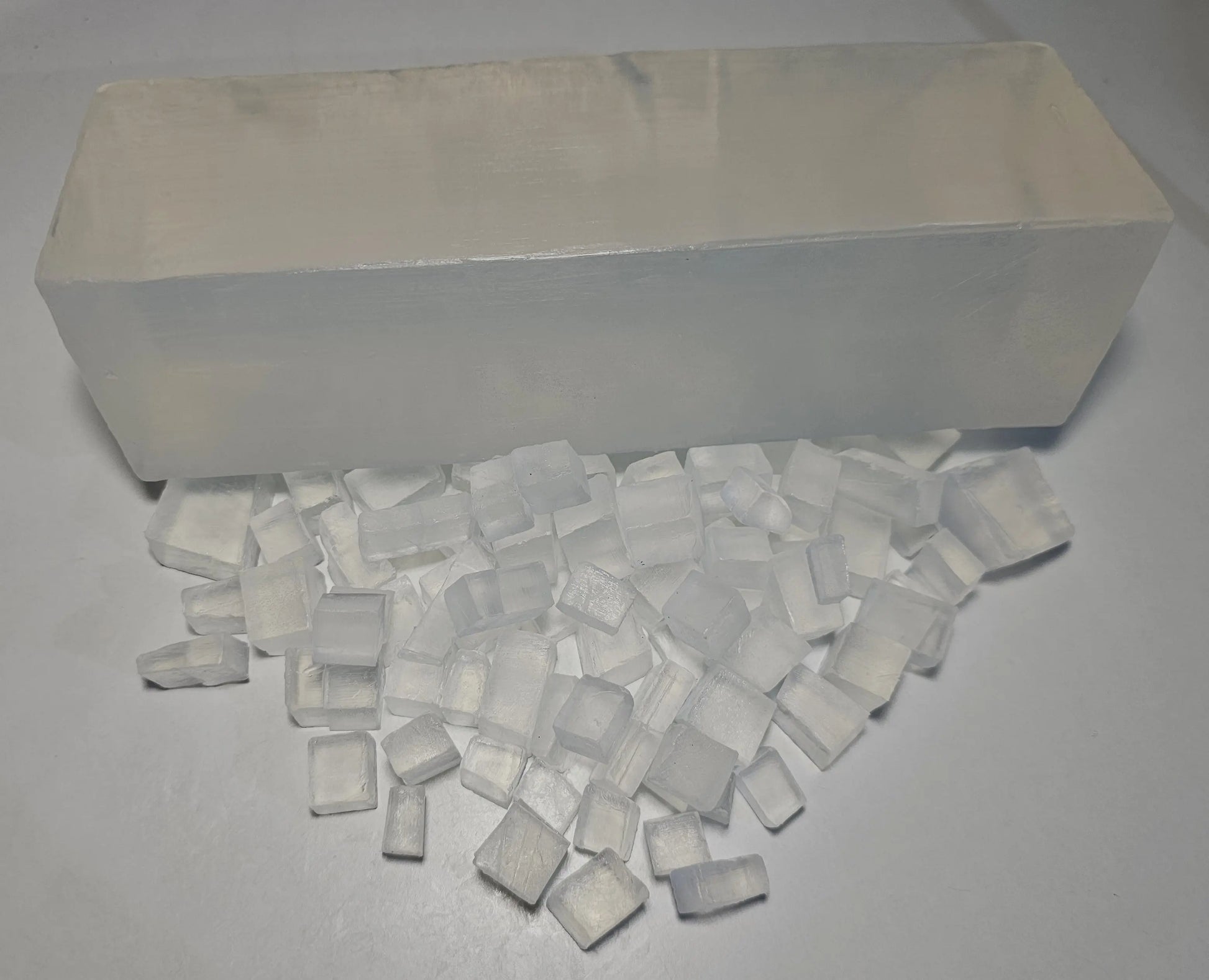 Clear Melt & Pour Soap Base SLS and SLES Free Suds N' Stuff 1kg block