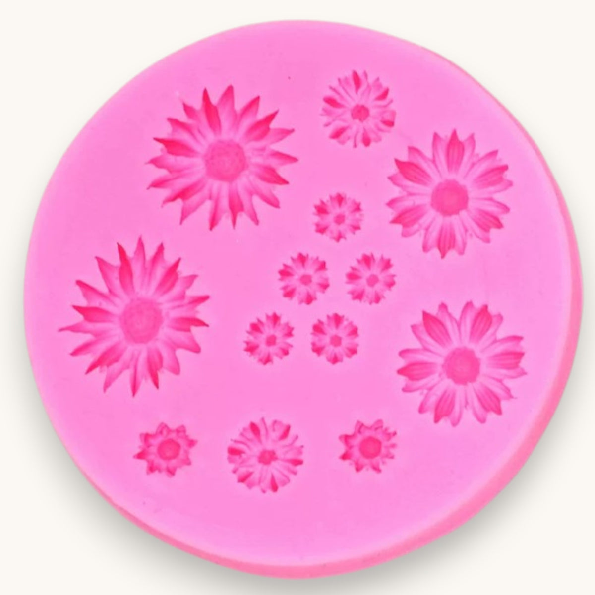 Daisy Soap Embed & Topper Silicone Mould