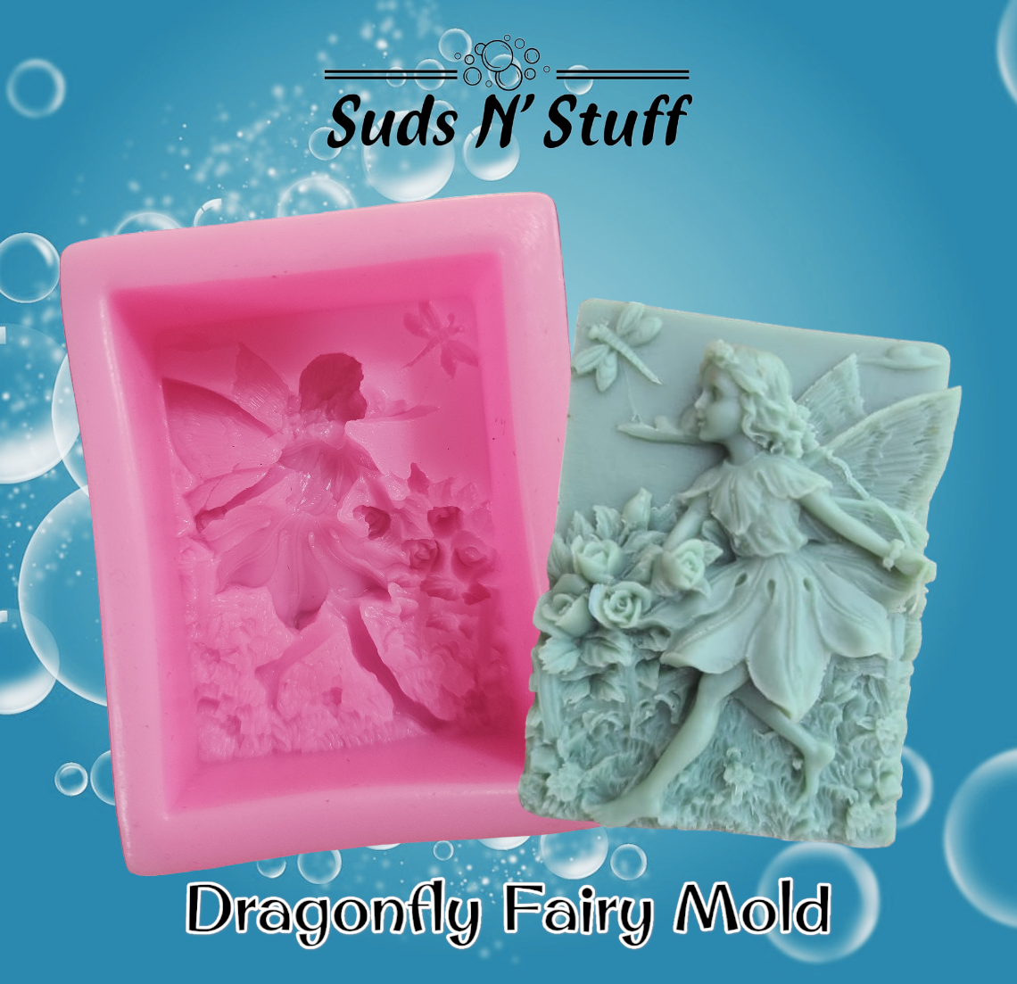 Silcone fairy soap mold