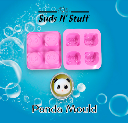 4 Cavity Silicone Panda Mould