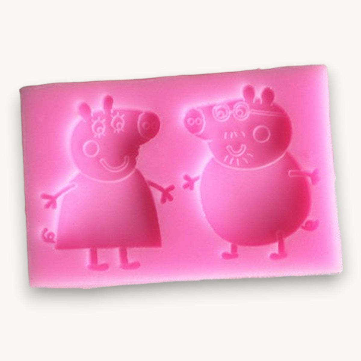 Peppa Pig silicone soap embed moulds
