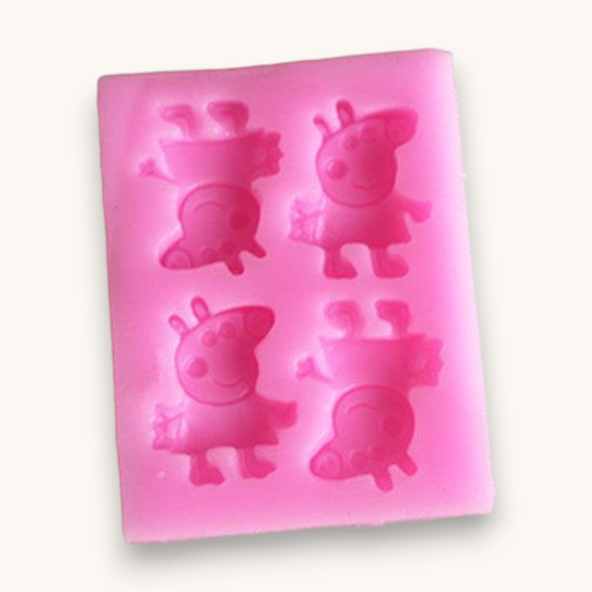 Peppa Pig silicone soap embed moulds