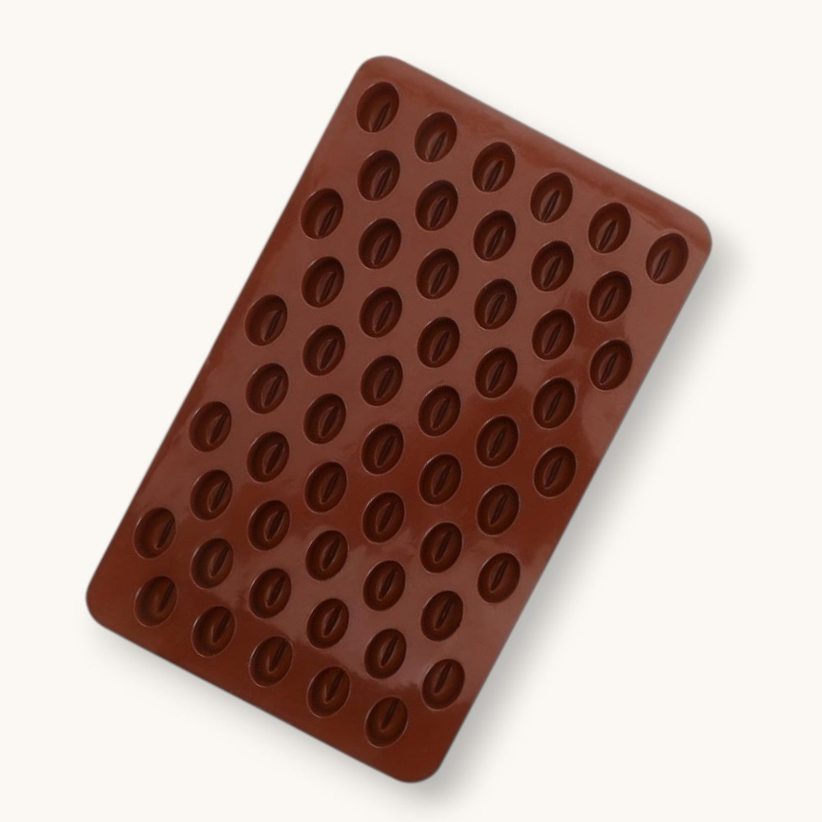 silicone soap embed mould with 55 coffee bean cavities