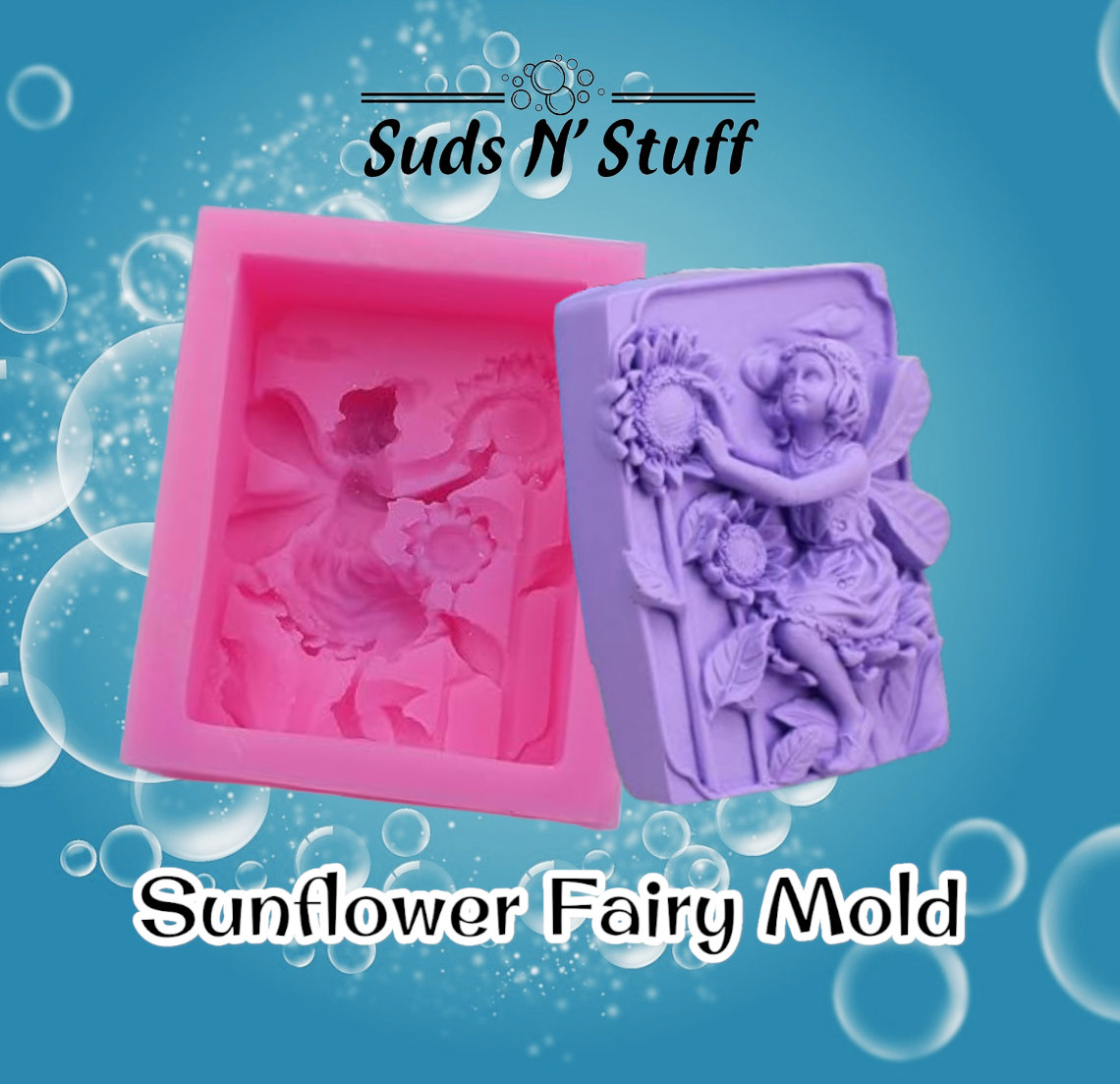 Silcone fairy soap mold