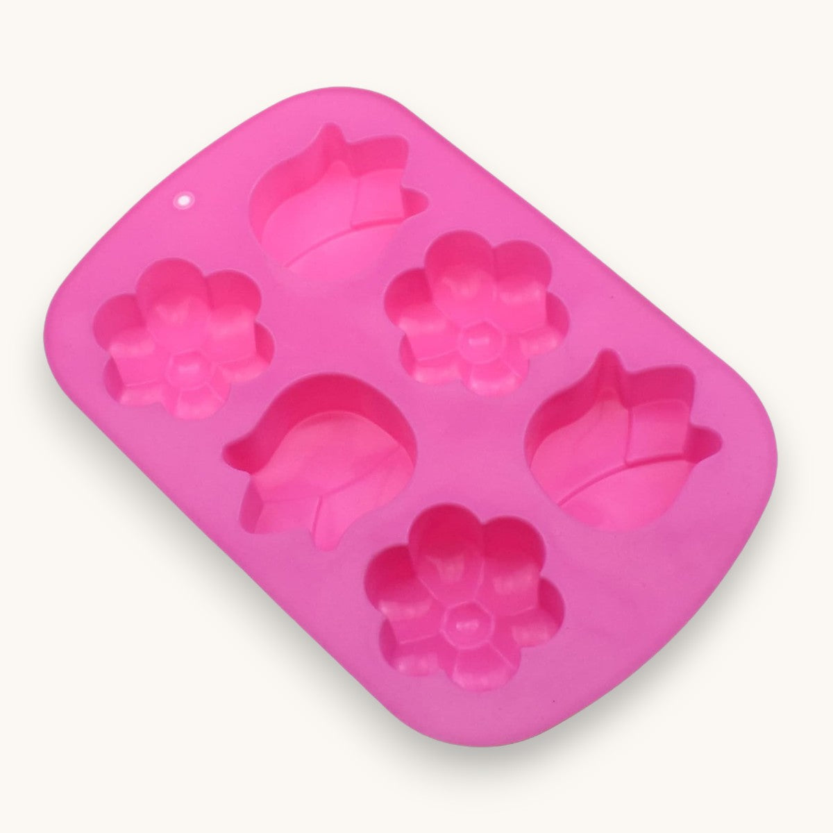 Tulip and daisy silicone soap mould