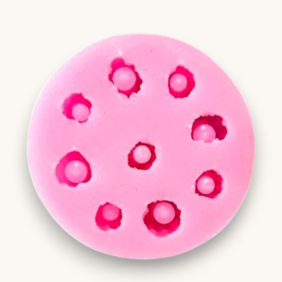 Create realistic raspberry soap embeds and decorative soap toppers with this 9 cavity flexible silicone mould. Perfect for melt & pour soap making.